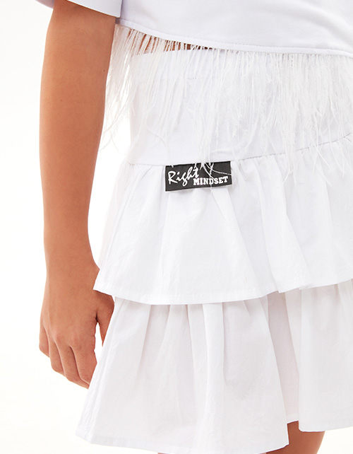 Белая юбка для девочки Белая юбка для девочки