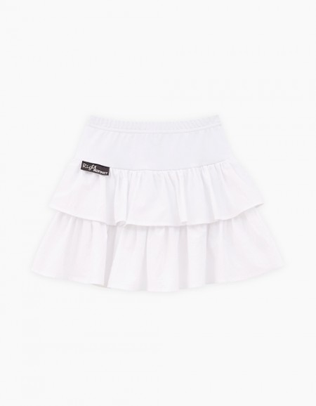 Белая юбка для девочки