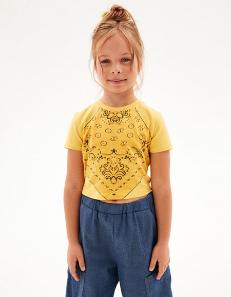 Яркий топ для девочки