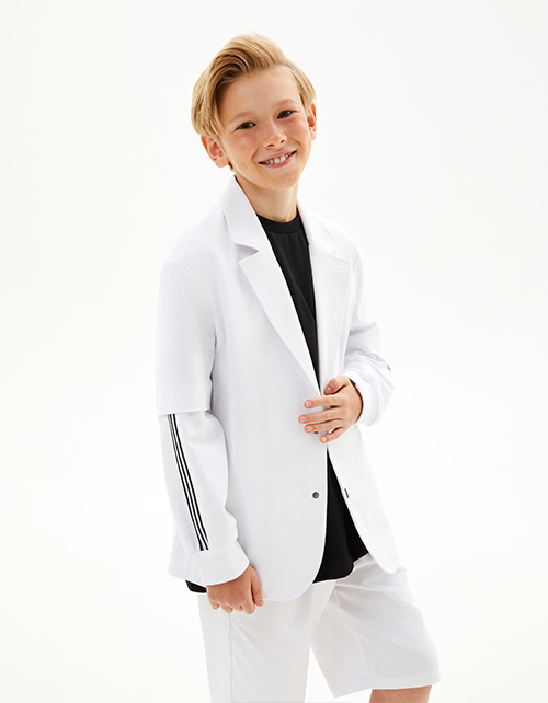 Белый пиджак для мальчика Белый пиджак для мальчика