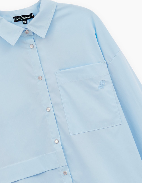 Голубая блузка для девочки Голубая блузка для девочки