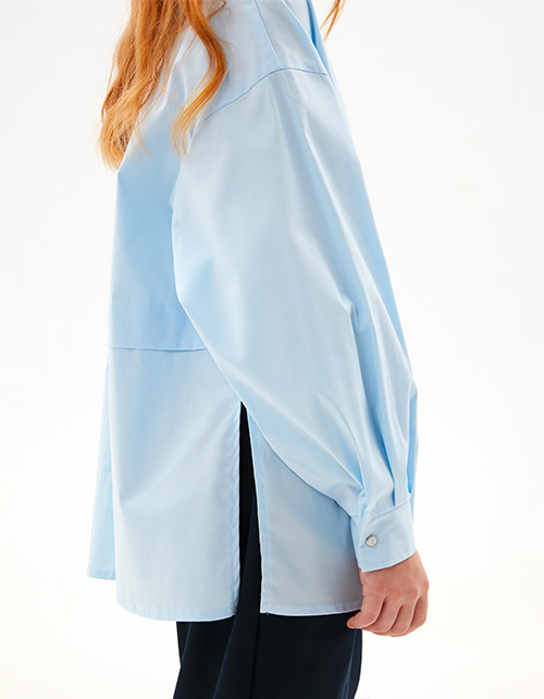 Голубая блузка для девочки Голубая блузка для девочки