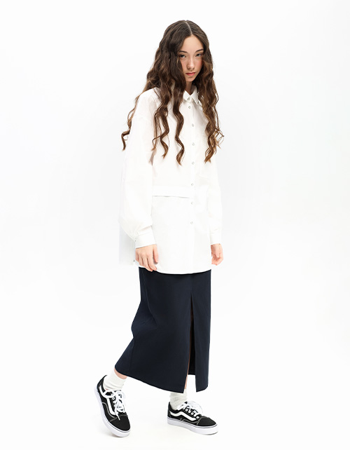 Белая блузка для девочки Белая блузка для девочки