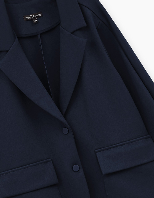 Тёмно-синий жакет для девочки