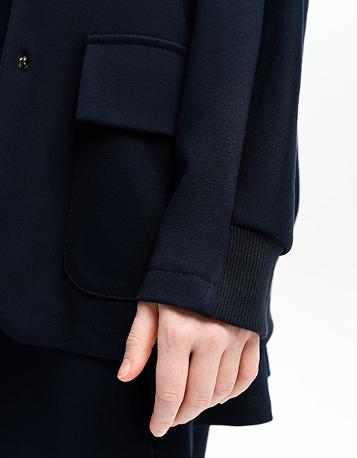 Тёмно-синий жакет для девочки