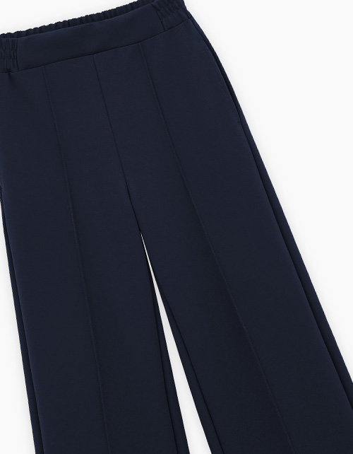 Тёмно-синие брюки для девочки