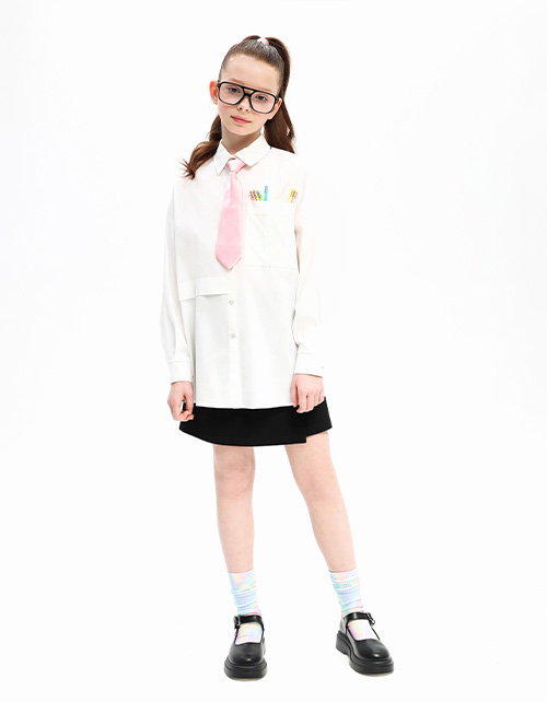 Чёрная юбка-шорты для девочки