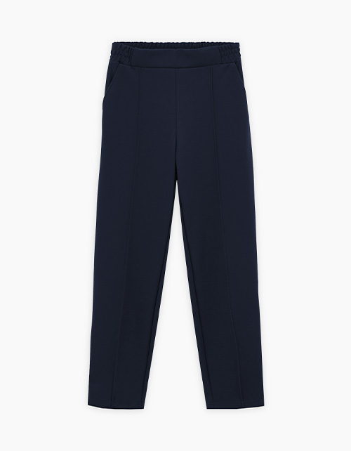 Тёмно-синие брюки для девочки