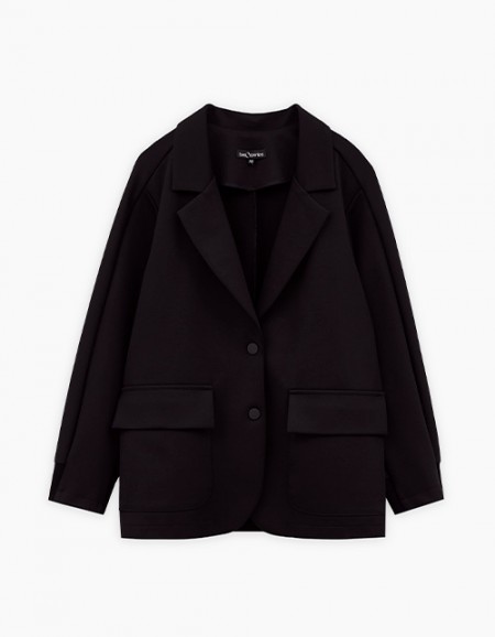 Чёрный жакет для девочки