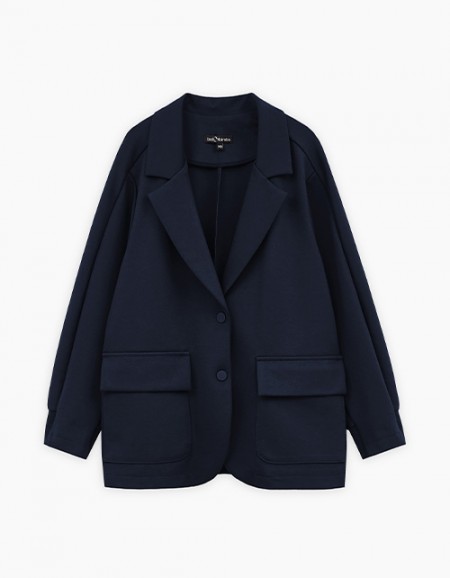 Тёмно-синий жакет для девочки