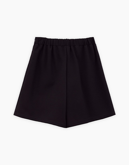 Чёрная юбка-шорты для девочки