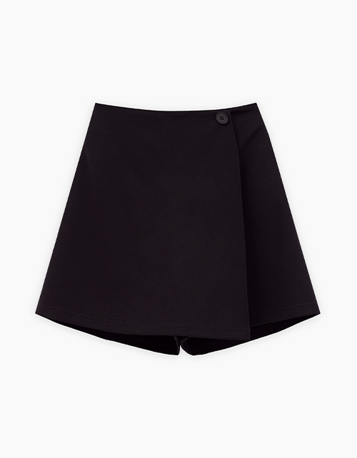 Чёрная юбка-шорты для девочки Чёрная юбка-шорты для девочки