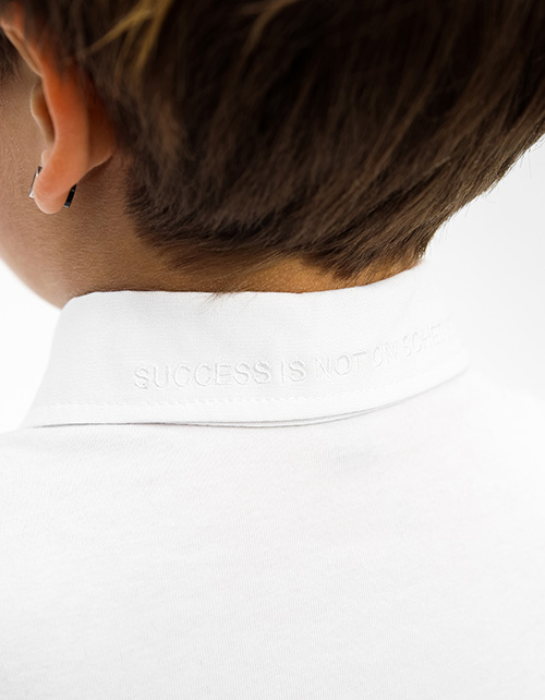 Белая рубашка с коротким рукавом для мальчика