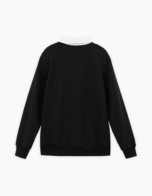 Чёрный джемпер-обманка для мальчика Чёрный джемпер-обманка для мальчика