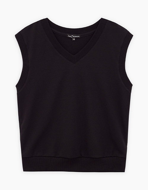 Чёрный жилет для мальчика