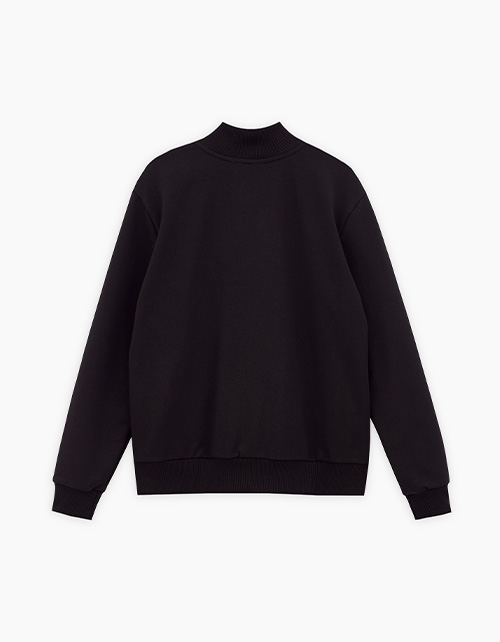 Чёрный жакет-бомбер для мальчика Чёрный жакет-бомбер для мальчика