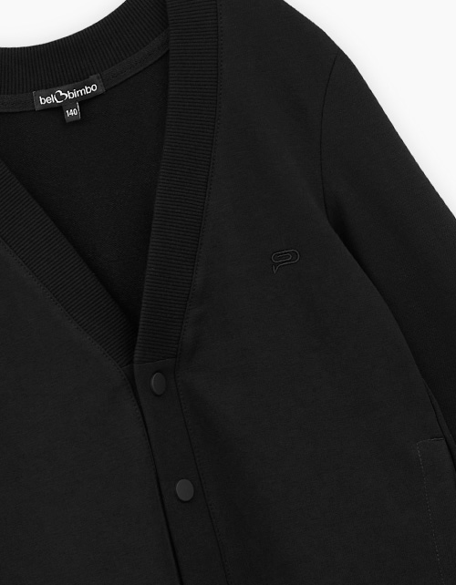 Чёрный кардиган для мальчика Чёрный кардиган для мальчика