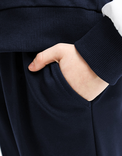 Тёмно-синие брюки для мальчика