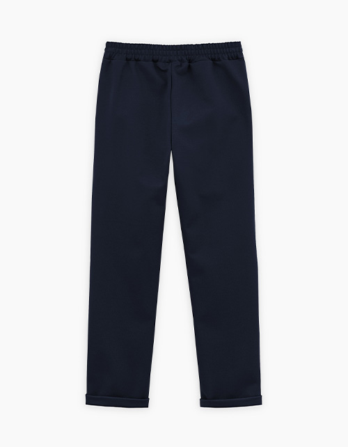 Тёмно-синие брюки для мальчика