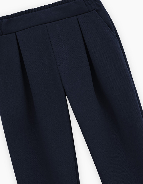 Тёмно-синие брюки для мальчика