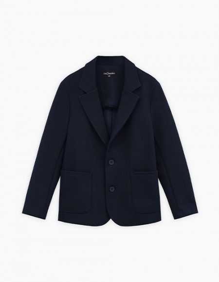 Тёмно-синий пиджак для мальчика