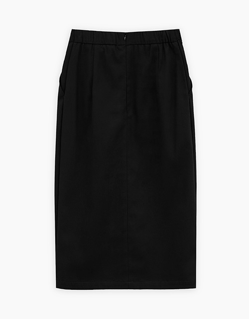 Чёрная юбка-миди для девочки