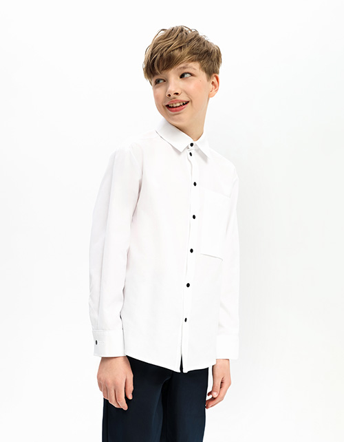 Белая рубашка для мальчика