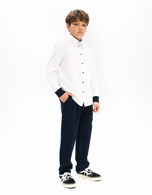 Белая рубашка для мальчика