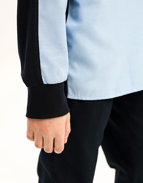 Голубая рубашка для мальчика