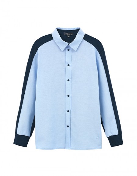 Голубая рубашка для мальчика