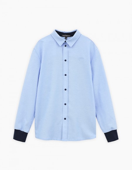 Голубая рубашка для мальчика