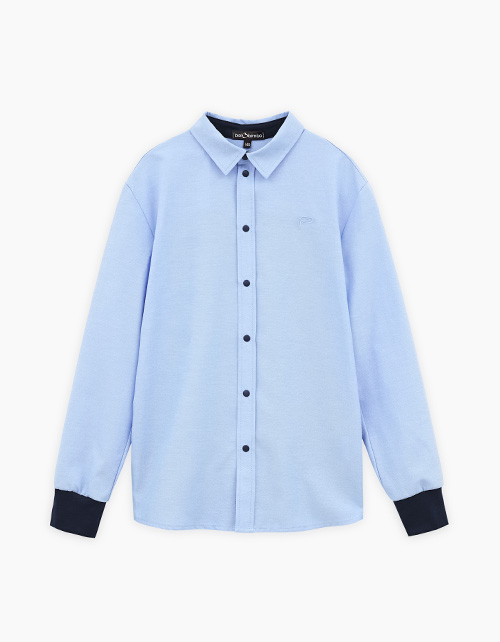 Голубая рубашка для мальчика