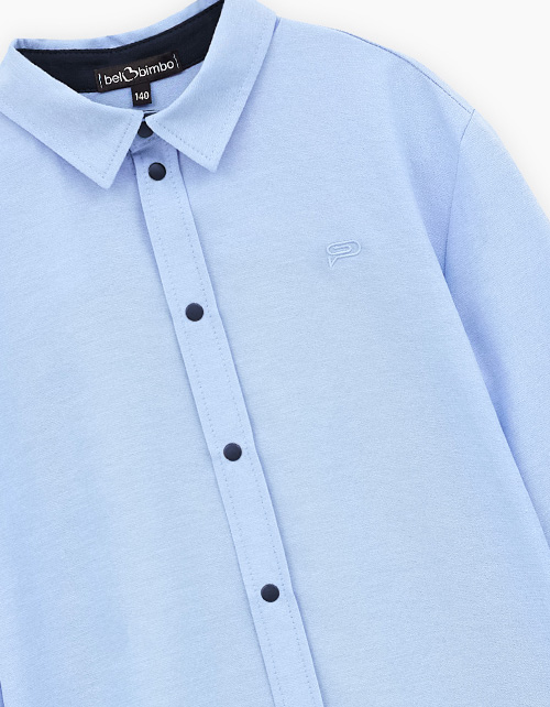 Голубая рубашка для мальчика