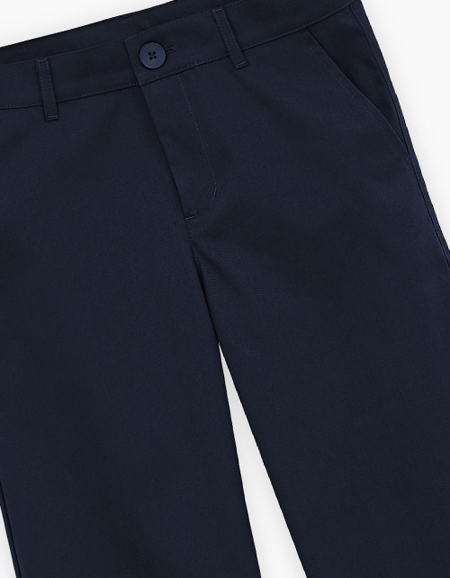 Тёмно-синие брюки для мальчика Тёмно-синие брюки для мальчика