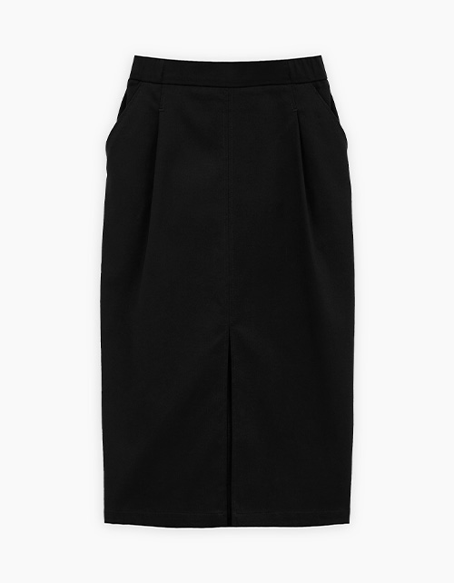 Чёрная юбка-миди для девочки Чёрная юбка-миди для девочки