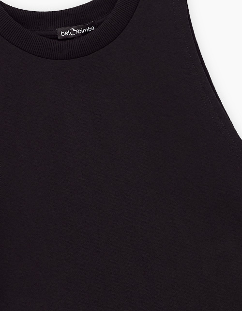 Чёрный жилет для девочки Чёрный жилет для девочки