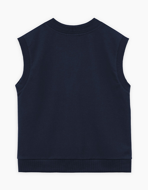 Тёмно-синяя жилетка для мальчика Тёмно-синяя жилетка для мальчика