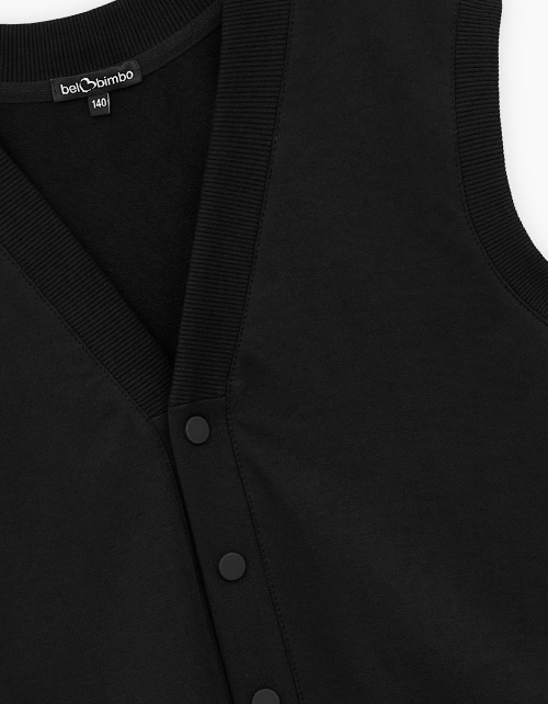 Чёрная жилетка для мальчика Чёрная жилетка для мальчика