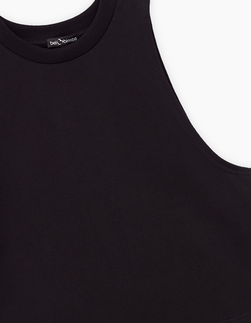 Чёрный жилет для девочки Чёрный жилет для девочки