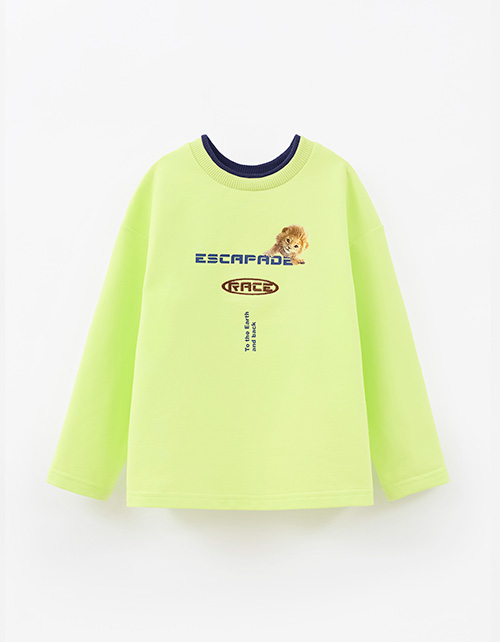 Свитшот лайм для мальчика