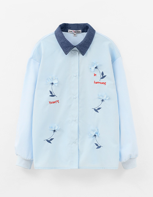 Блузка с вышивкой для девочки Блузка с вышивкой для девочки