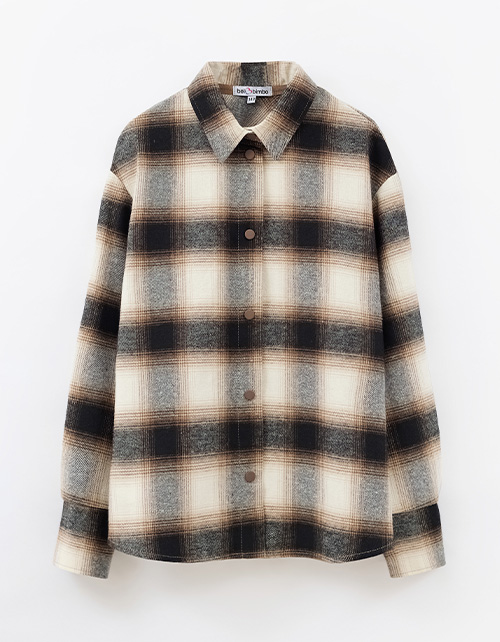 Рубашка в клетку для девочки