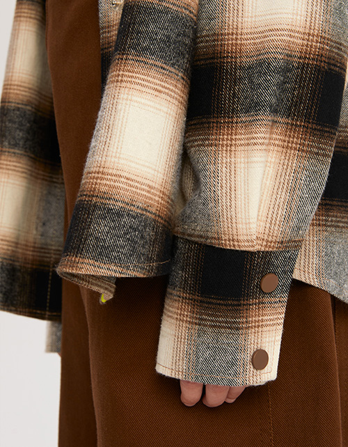 Рубашка в клетку для девочки