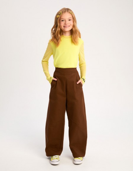 Брюки багги для девочки