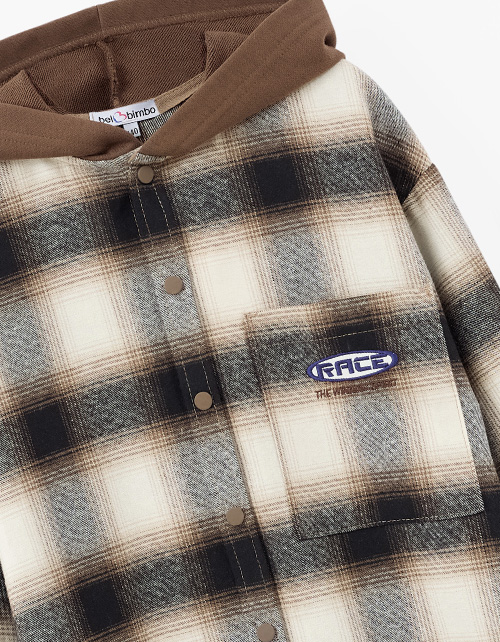 Рубашка с капюшоном для мальчика Рубашка с капюшоном для мальчика