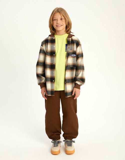 Рубашка с капюшоном для мальчика Рубашка с капюшоном для мальчика