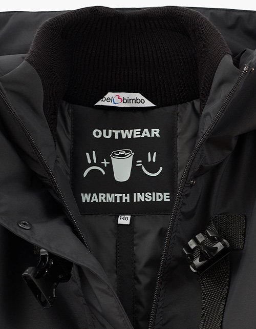 Чёрная осенняя куртка