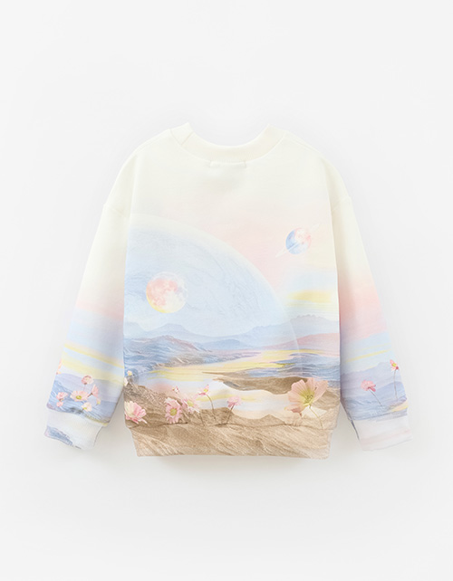 Дизайнерский свитшот для девочки