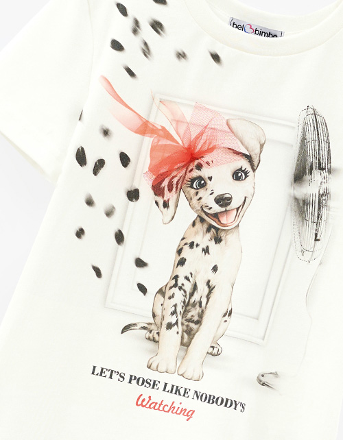 Дизайнерская футболка для девочки