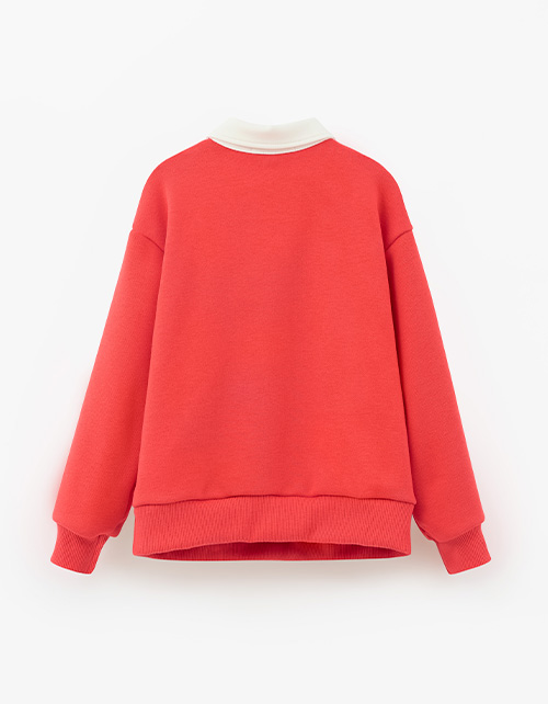 Свитшот-поло для девочки